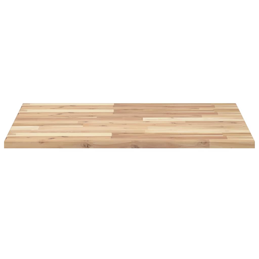 Dessus de table carré 70x70x2 cm bois massif d'acacia - XIOS