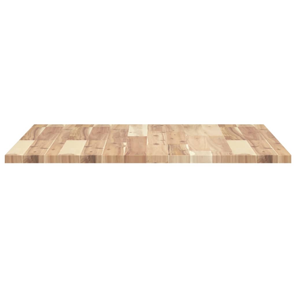 Dessus de table carré 70x70x2 cm bois massif d'acacia - XIOS