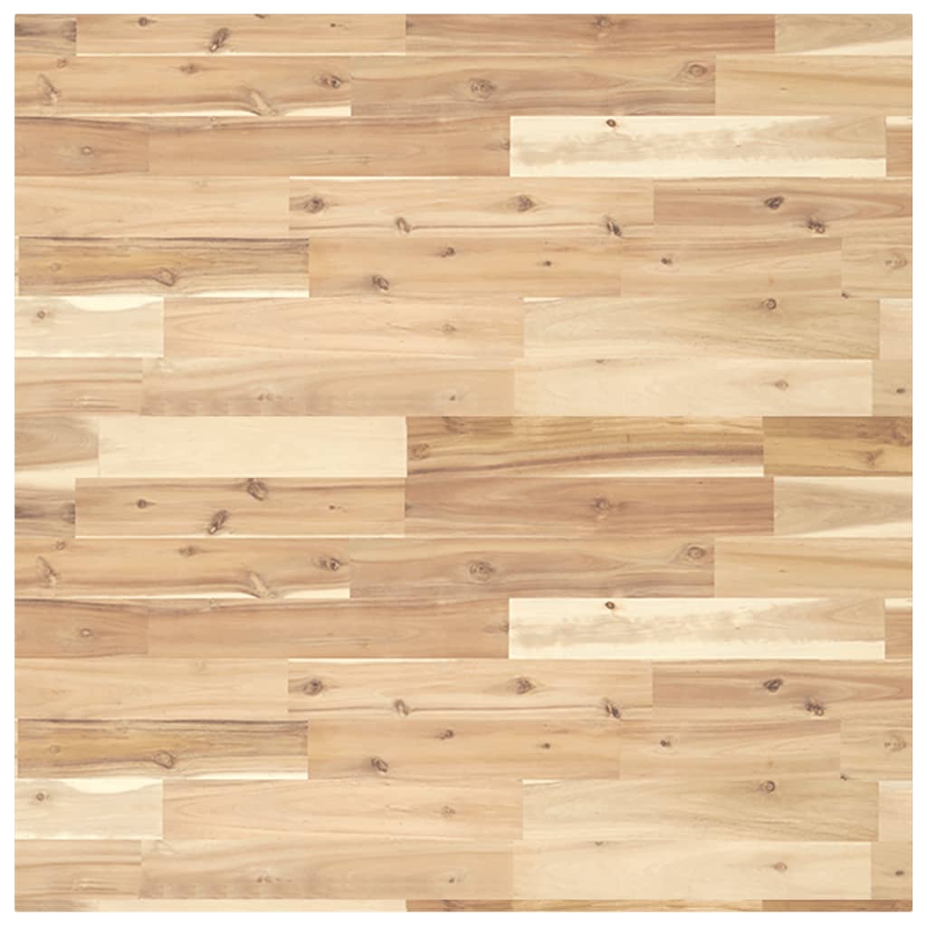 Dessus de table carré 90x90x2 cm bois massif d'acacia - XIOS
