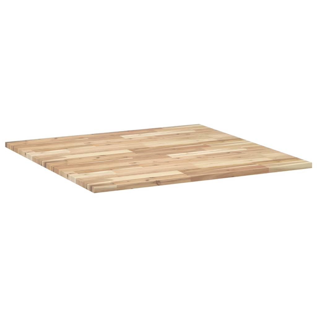 Dessus de table carré 90x90x2 cm bois massif d'acacia - XIOS