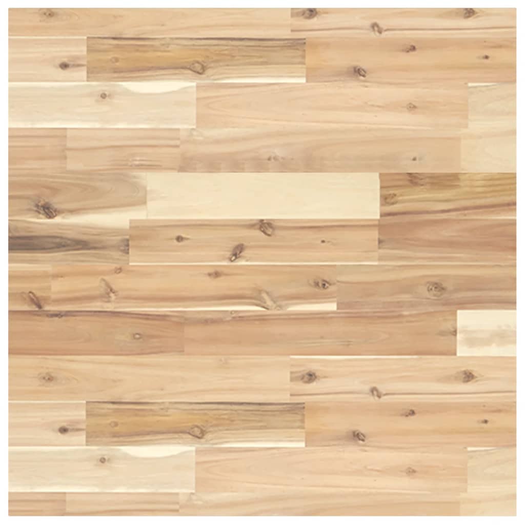 Dessus de table carré 60x60x4 cm bois massif d'acacia - XIOS