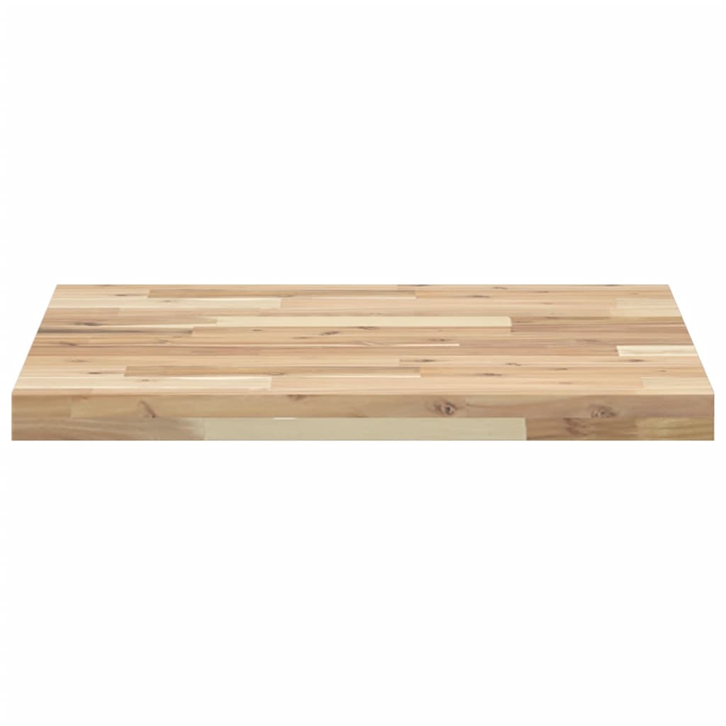 Dessus de table carré 60x60x4 cm bois massif d'acacia - XIOS