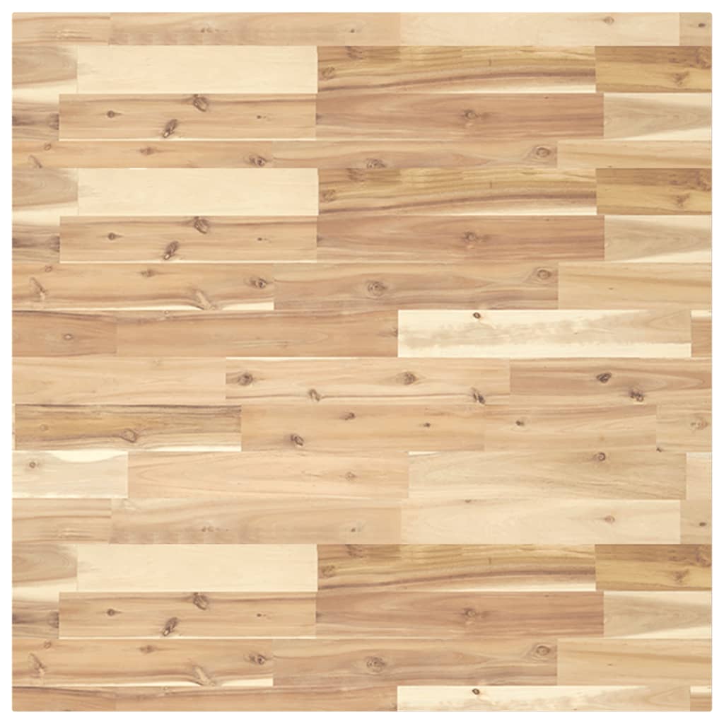 Dessus de table carré 80x80x4 cm bois massif d'acacia - XIOS