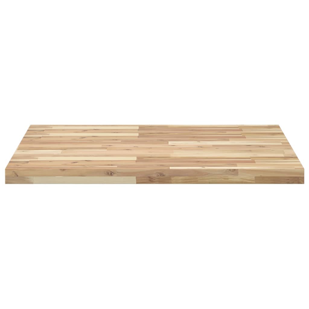 Dessus de table carré 80x80x4 cm bois massif d'acacia - XIOS