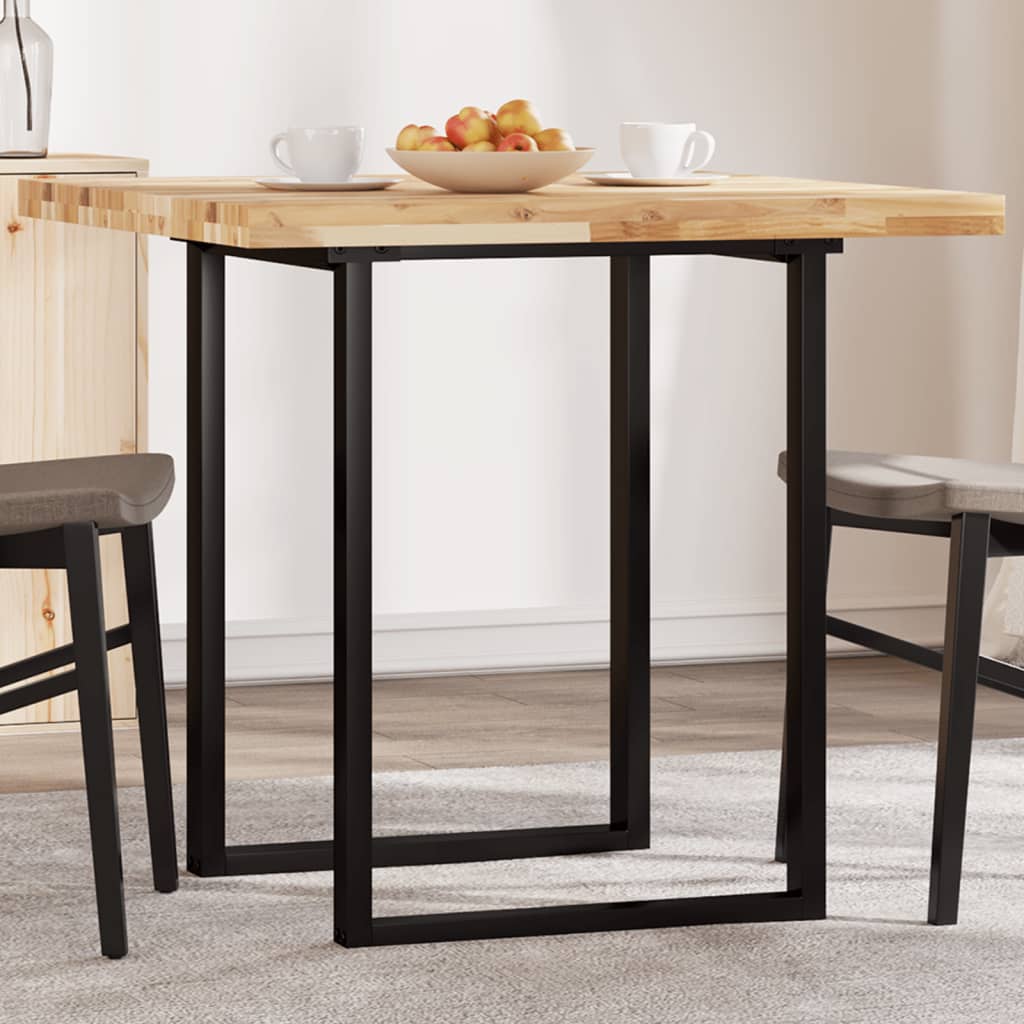 Dessus de table carré 80x80x4 cm bois massif d'acacia - XIOS