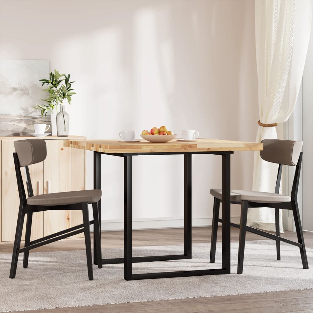 Dessus de table carré 90x90x4 cm bois massif d'acacia - XIOS