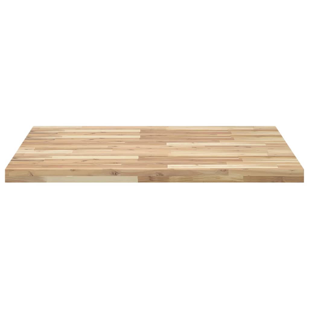 Dessus de table carré 90x90x4 cm bois massif d'acacia - XIOS