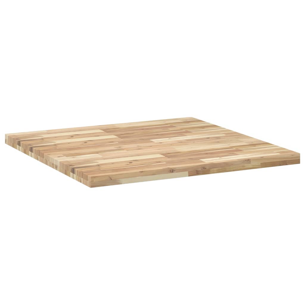 Dessus de table carré 90x90x4 cm bois massif d'acacia - XIOS