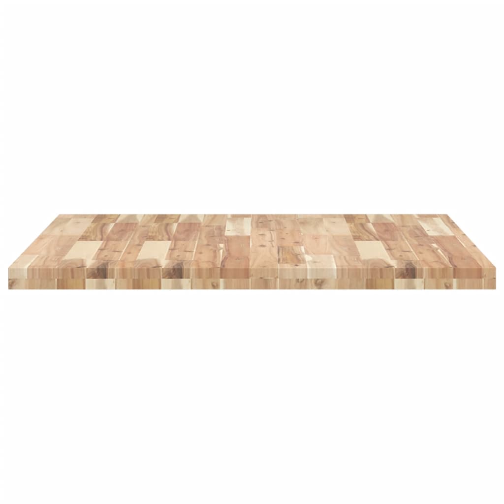 Dessus de table carré 90x90x4 cm bois massif d'acacia - XIOS