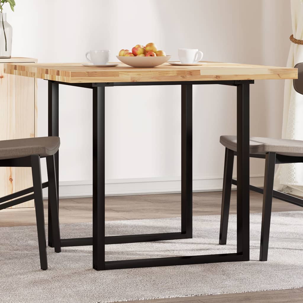 Dessus de table carré 90x90x4 cm bois massif d'acacia - XIOS