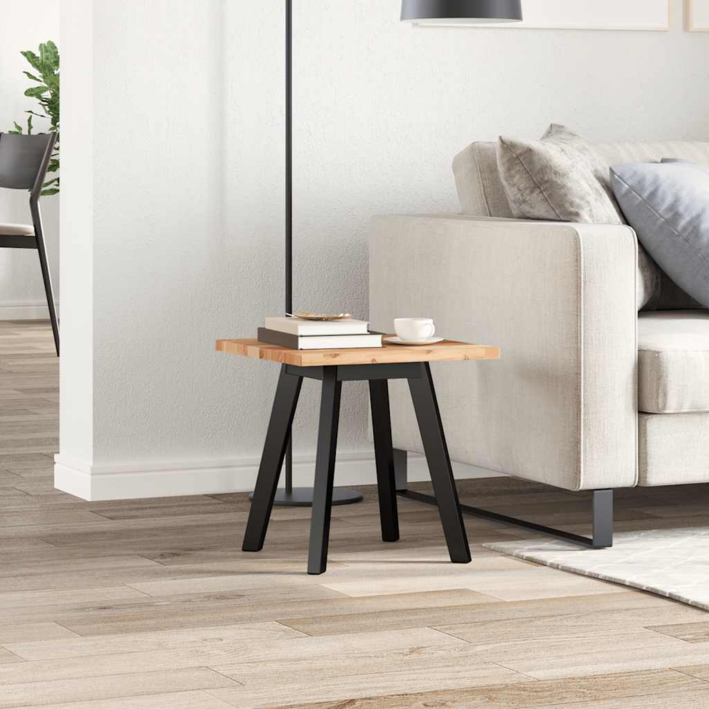 Dessus de table carré 40x40x2 cm bois massif d'acacia - XIOS