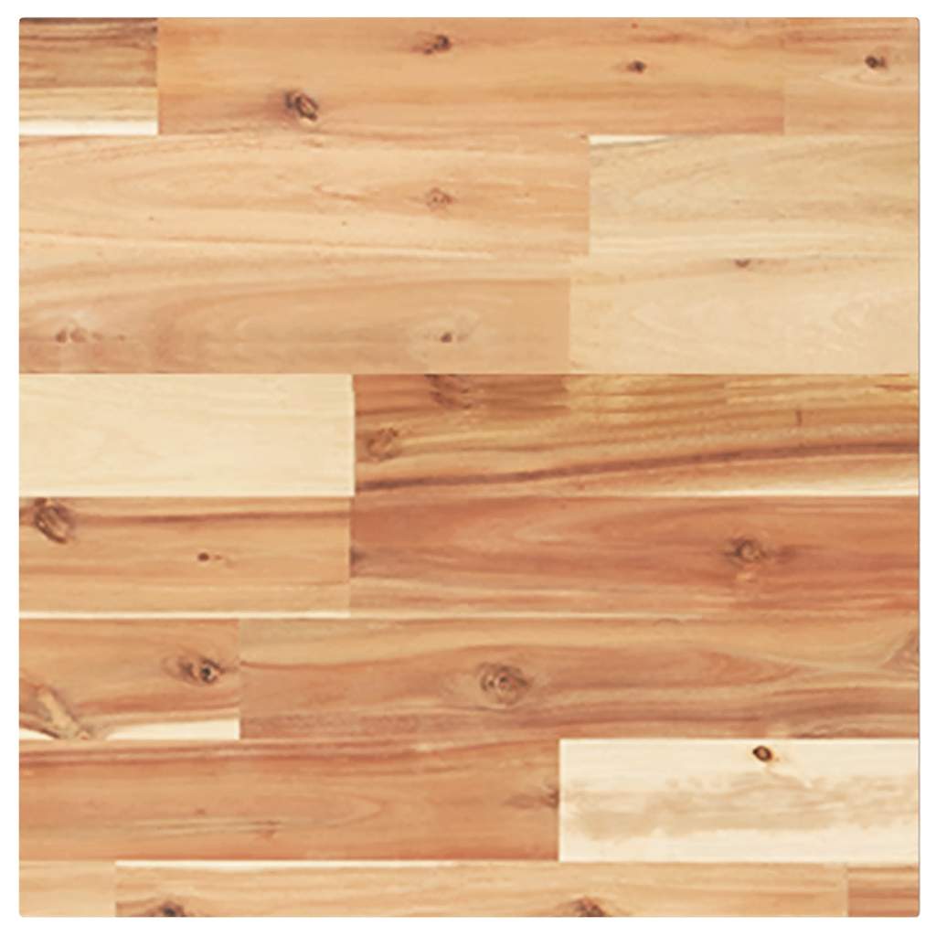 Dessus de table carré 40x40x2 cm bois massif d'acacia - XIOS