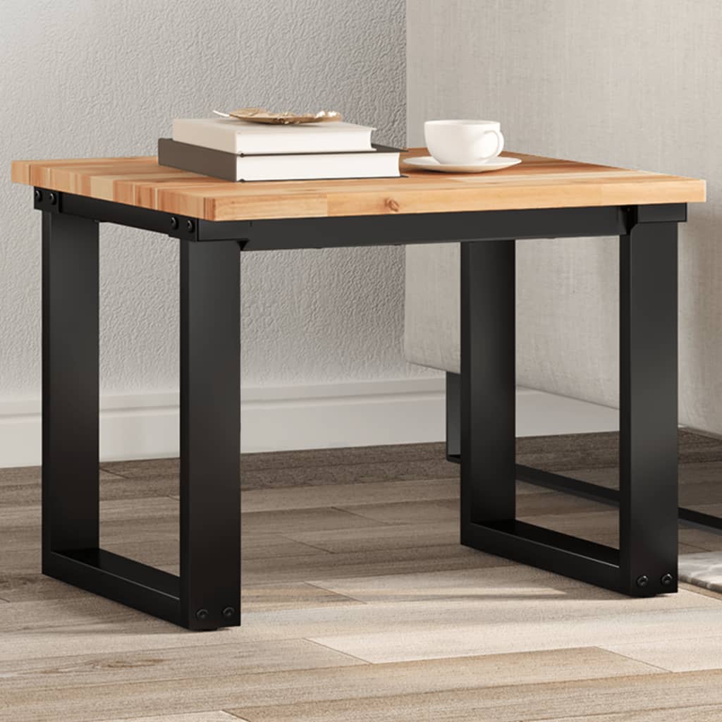 Dessus de table carré 50x50x2 cm bois massif d'acacia - XIOS