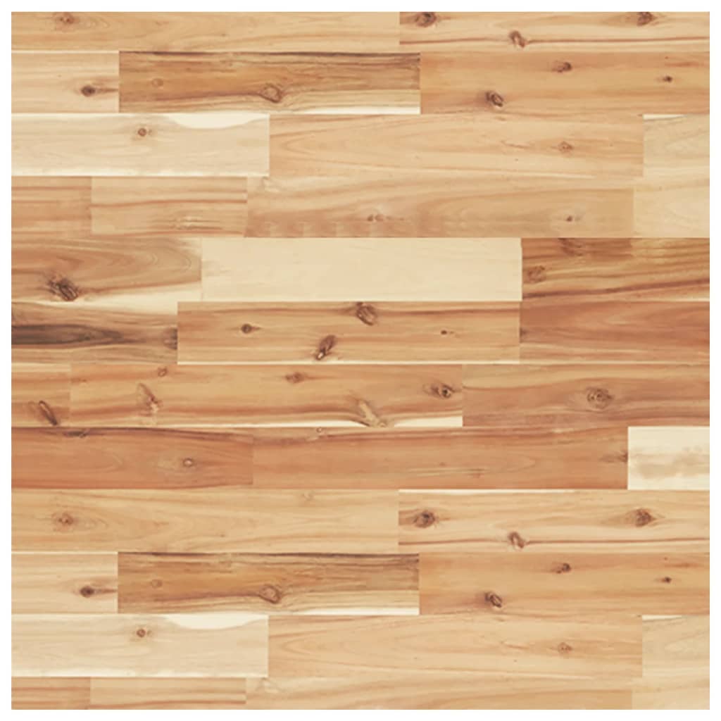 Dessus de table carré 60x60x2 cm bois massif d'acacia - XIOS