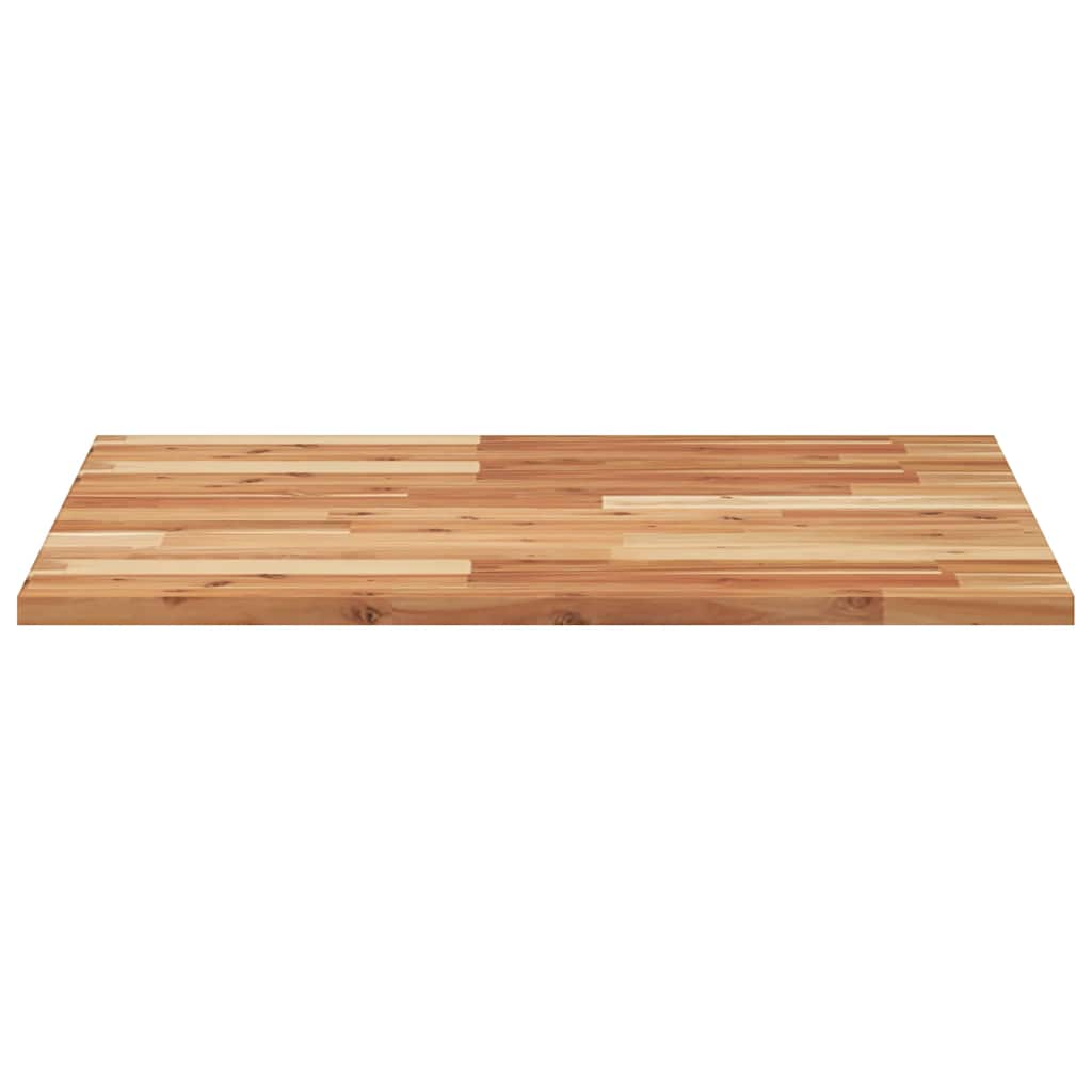 Dessus de table carré 70x70x2 cm bois massif d'acacia - XIOS