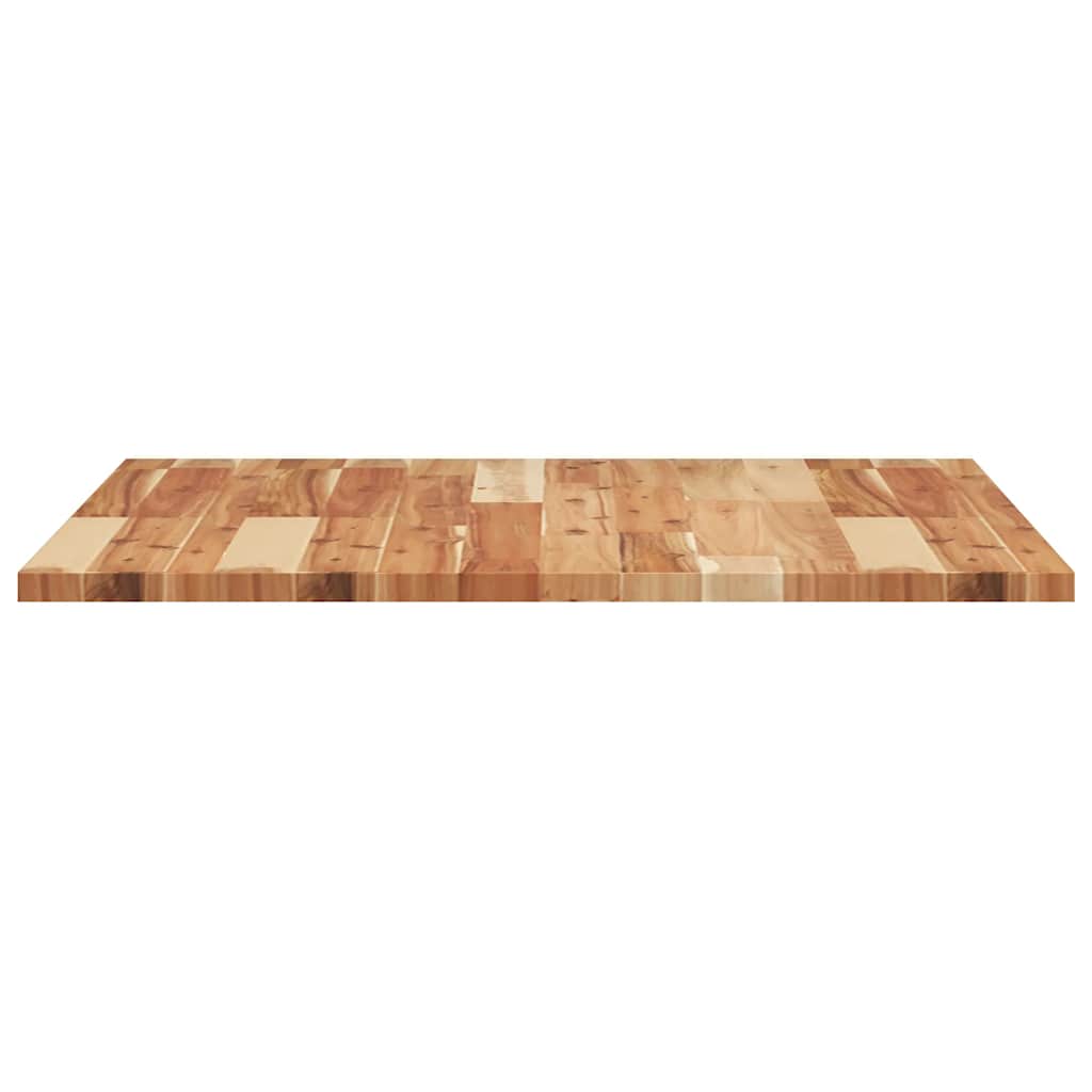 Dessus de table carré 70x70x2 cm bois massif d'acacia - XIOS