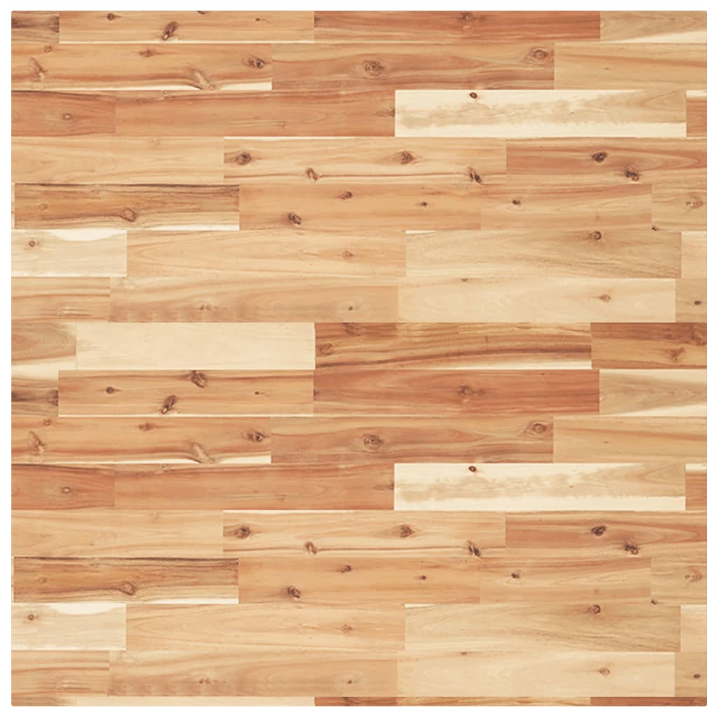 Dessus de table carré 90x90x2 cm bois massif d'acacia - XIOS