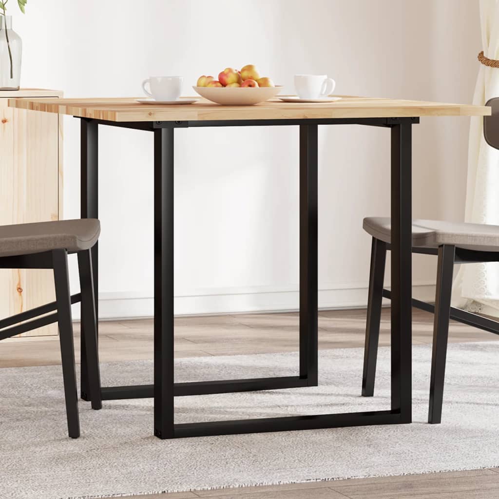 Dessus de table carré 90x90x2 cm bois massif d'acacia - XIOS