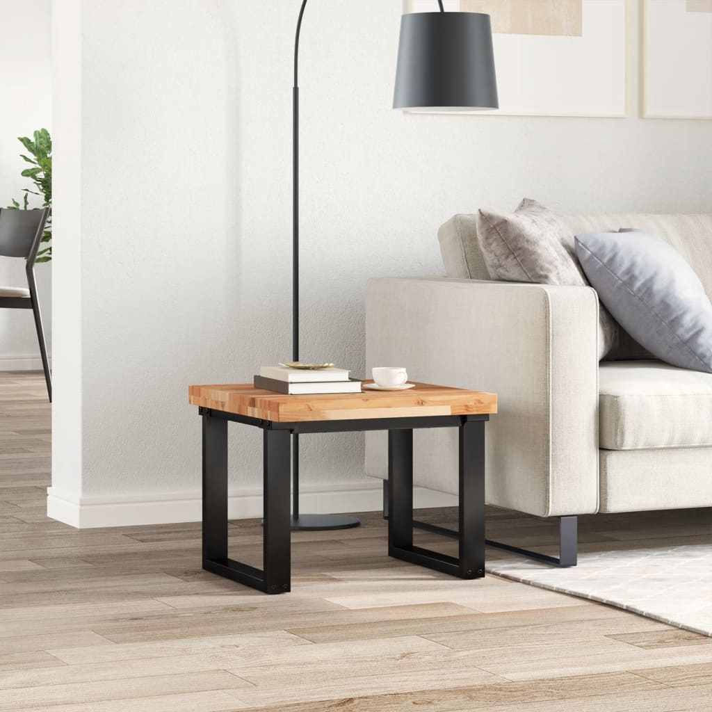 Dessus de table carré 50x50x4 cm bois massif d'acacia - XIOS