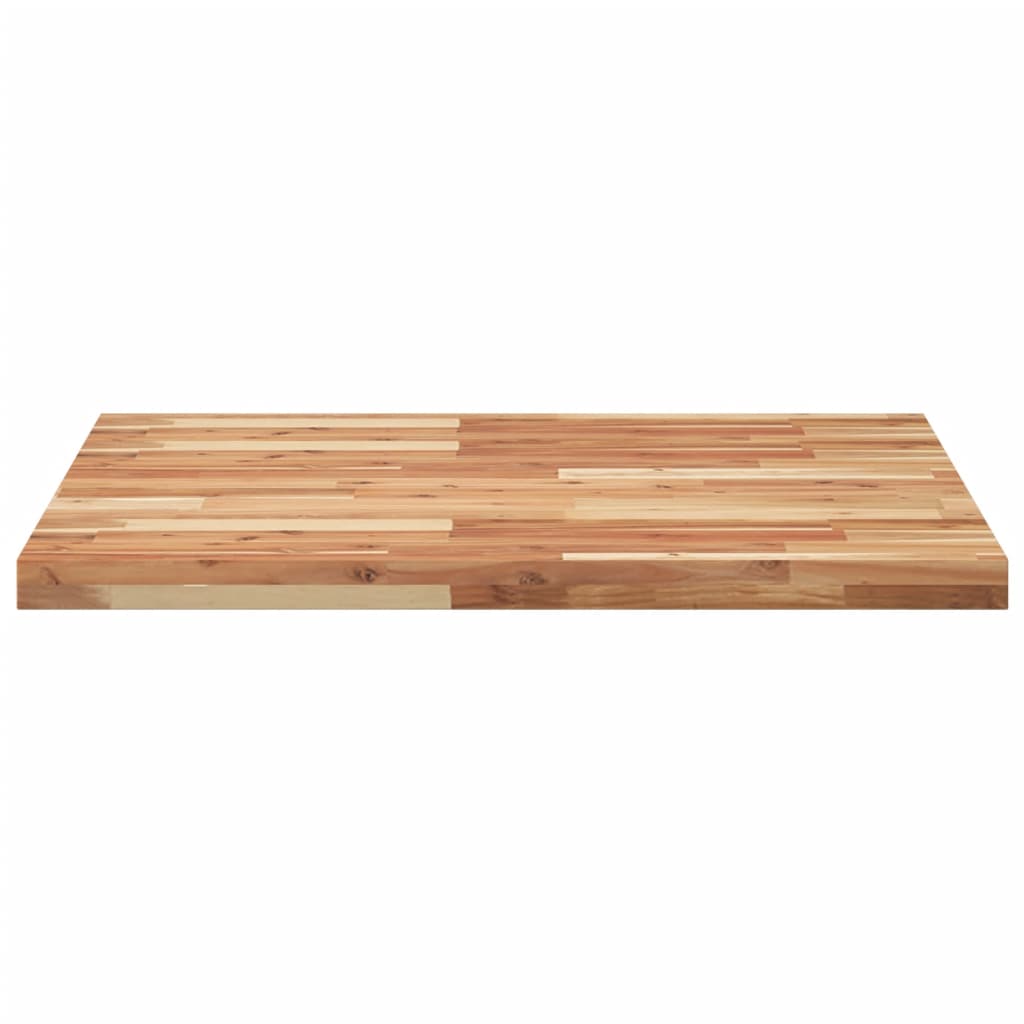 Dessus de table carré 80x80x4 cm bois massif d'acacia - XIOS