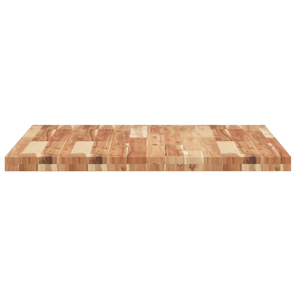 Dessus de table carré 80x80x4 cm bois massif d'acacia - XIOS