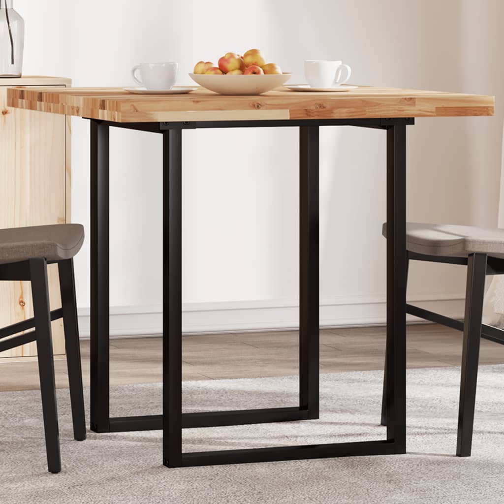 Dessus de table carré 80x80x4 cm bois massif d'acacia - XIOS