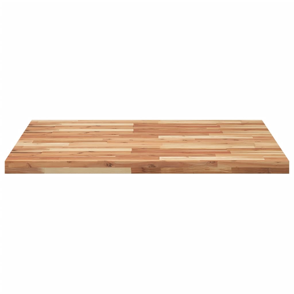 Dessus de table carré 90x90x4 cm bois massif d'acacia - XIOS