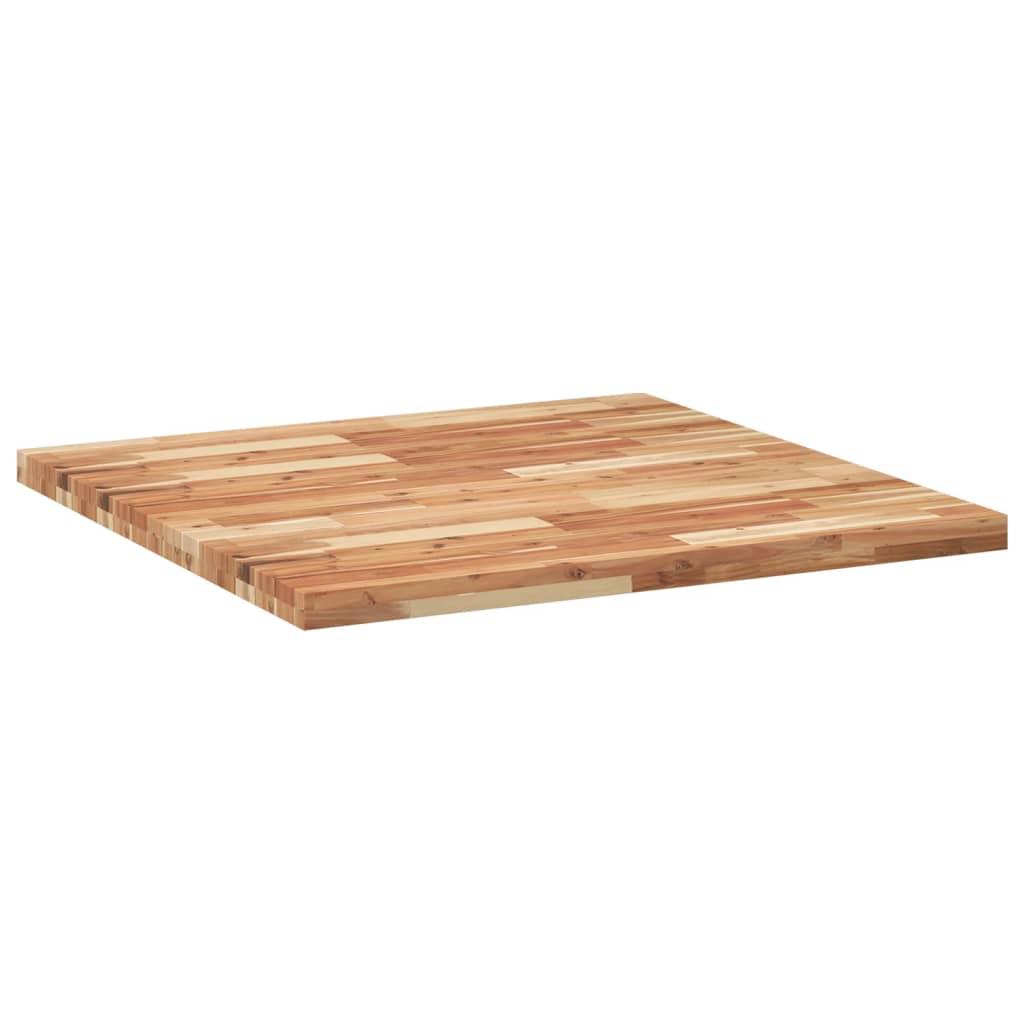 Dessus de table carré 90x90x4 cm bois massif d'acacia - XIOS