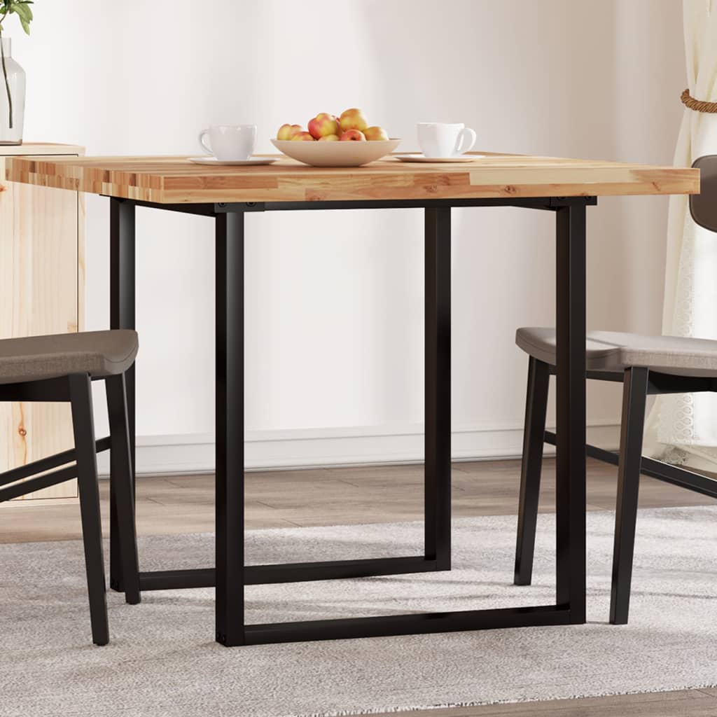 Dessus de table carré 90x90x4 cm bois massif d'acacia - XIOS
