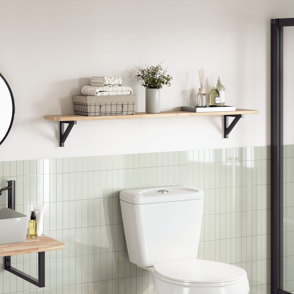 Dessus de table 120x20x2 cm rectangulaire bois massif d'acacia - XIOS