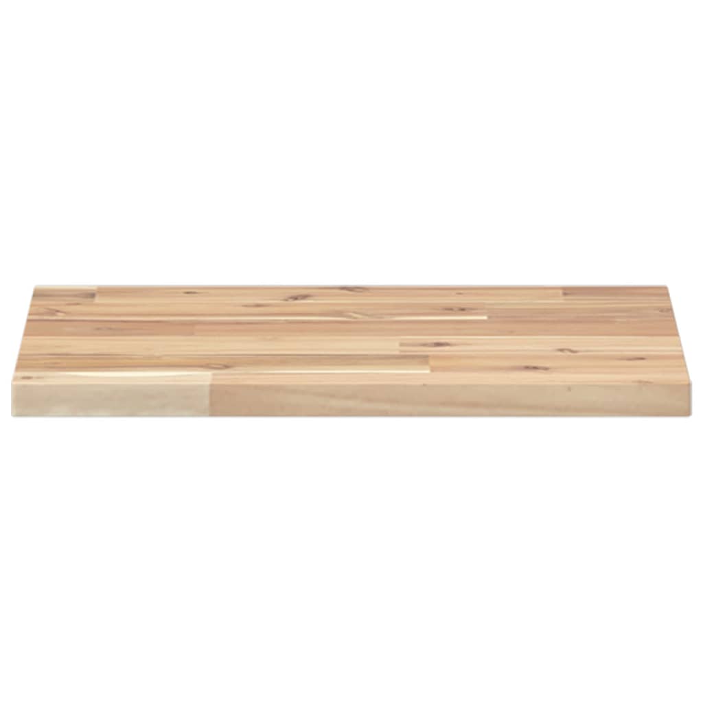 Dessus de table 40x30x2 cm rectangulaire bois massif d'acacia - XIOS