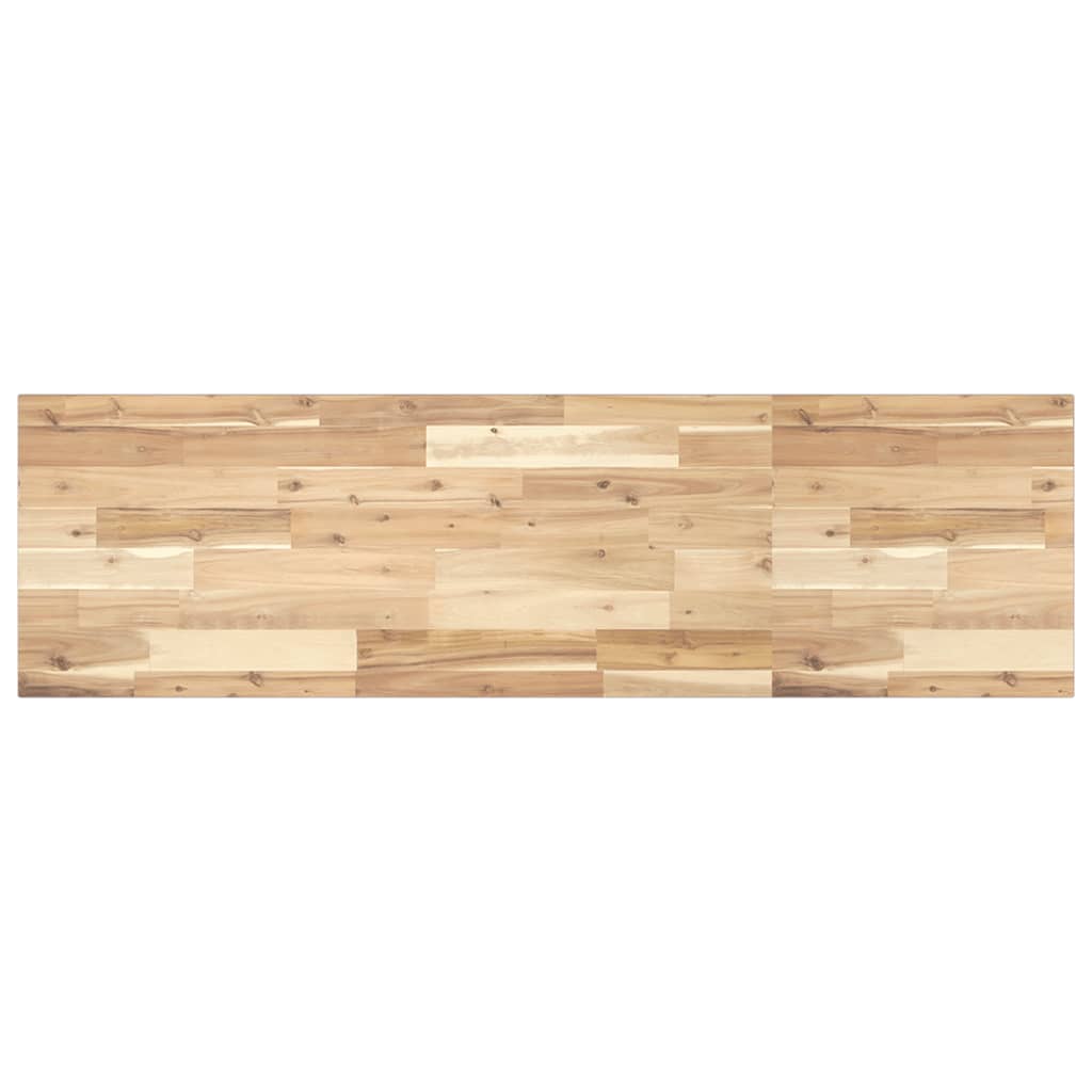 Dessus de table 120x40x2 cm rectangulaire bois massif d'acacia - XIOS
