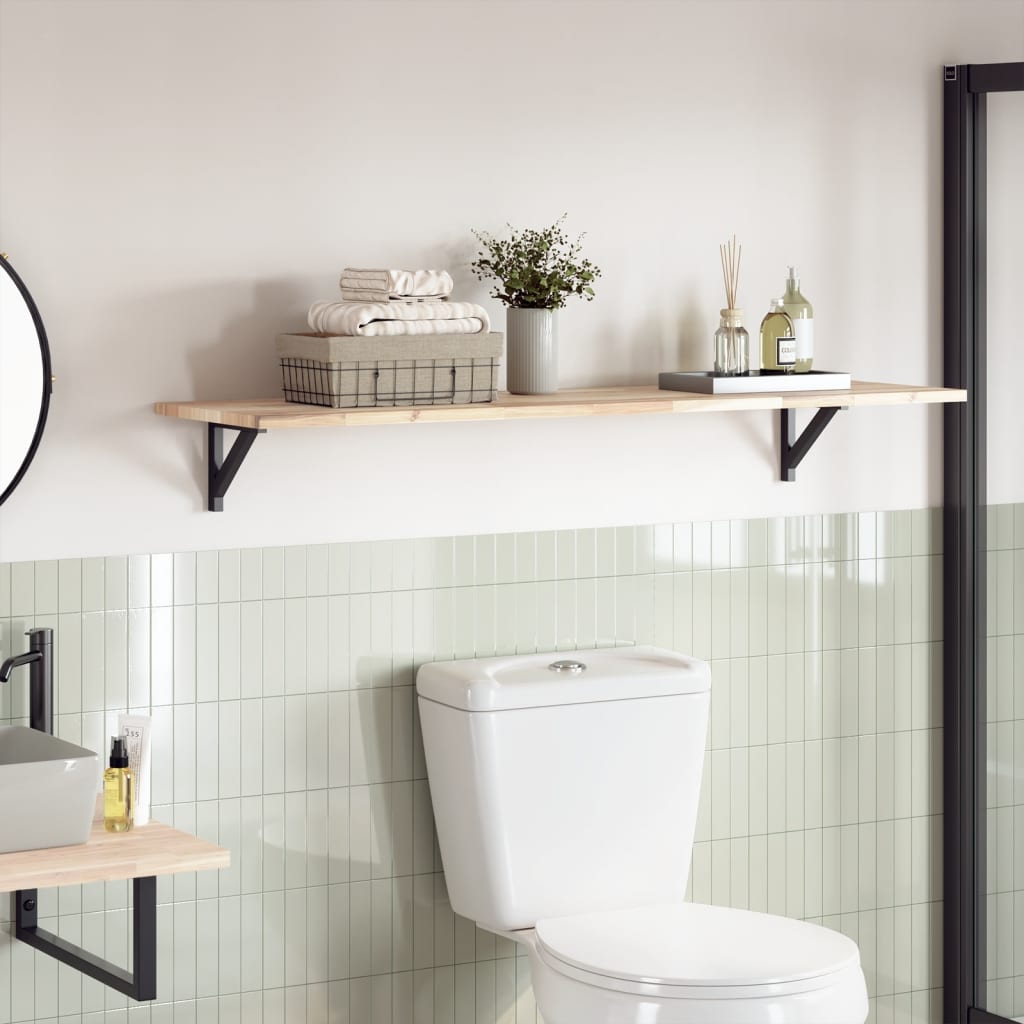 Dessus de table 140x40x2 cm rectangulaire bois massif d'acacia - XIOS