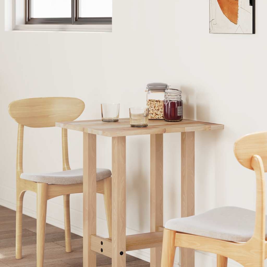 Dessus de table rectangulaire 60x50x2 cm bois massif d'acacia - XIOS