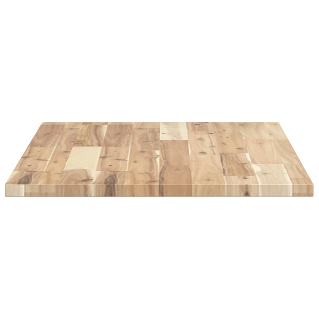Dessus de table rectangulaire 100x50x2 cm bois massif d'acacia - XIOS
