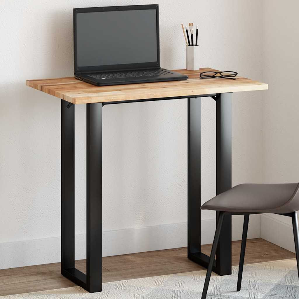 Dessus de table rectangulaire 100x50x2 cm bois massif d'acacia - XIOS