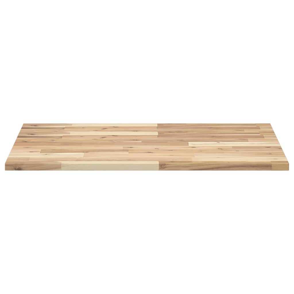 Dessus de table rectangulaire 80x60x2 cm bois massif d'acacia - XIOS