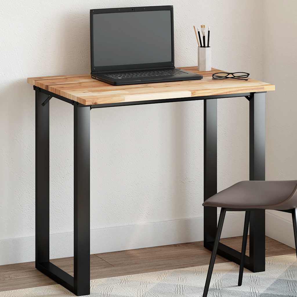 Dessus de table rectangulaire 80x60x2 cm bois massif d'acacia - XIOS