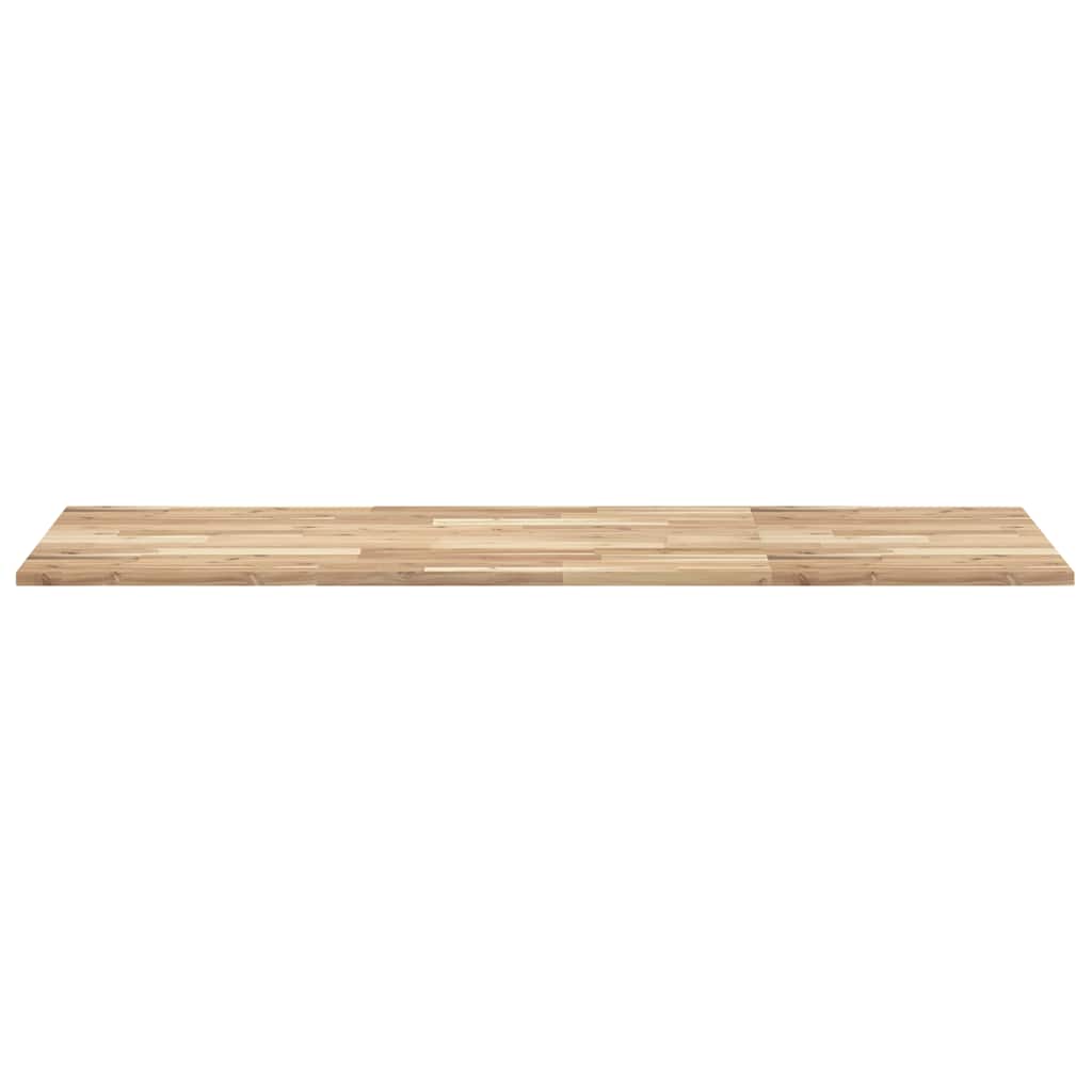 Dessus de table rectangulaire 140x60x2 cm bois massif d'acacia - XIOS