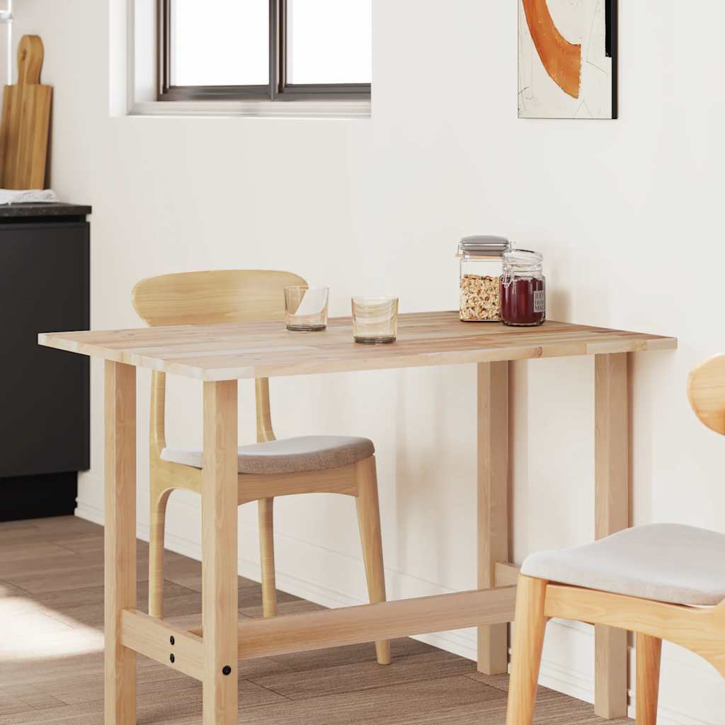 Dessus de table rectangulaire 80x70x2 cm bois massif d'acacia - XIOS