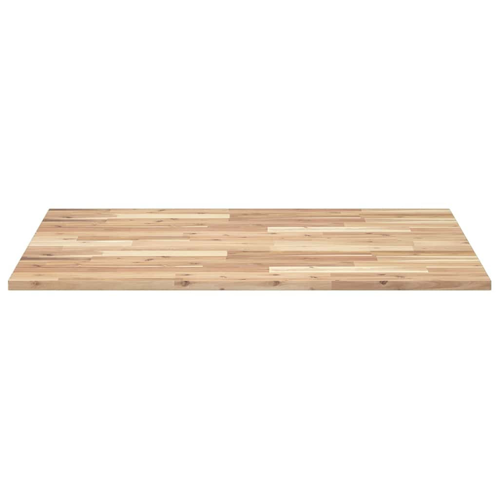 Dessus de table rectangulaire 100x80x2 cm bois massif d'acacia - XIOS