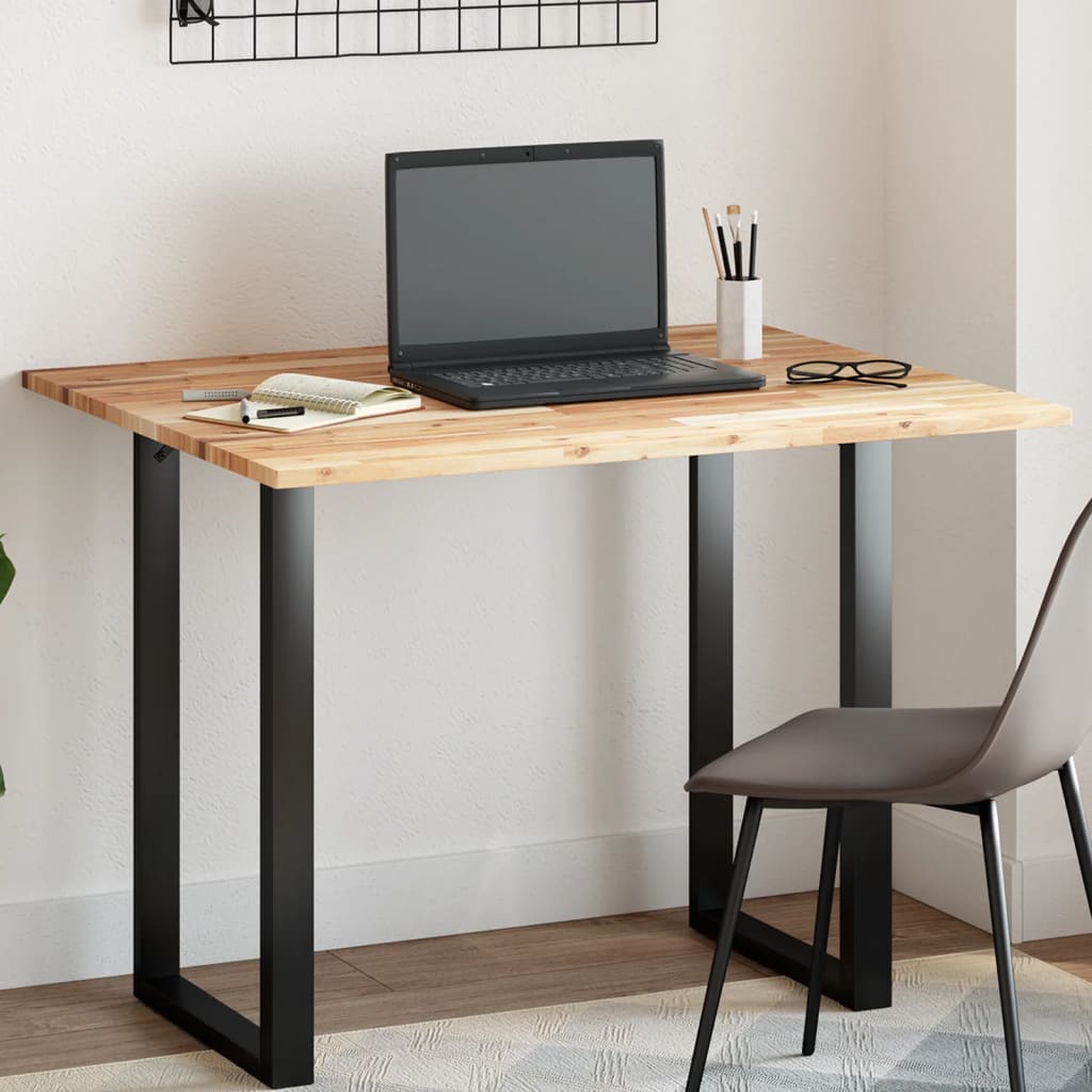 Dessus de table rectangulaire 100x80x2 cm bois massif d'acacia Plateaux de table vidaXL