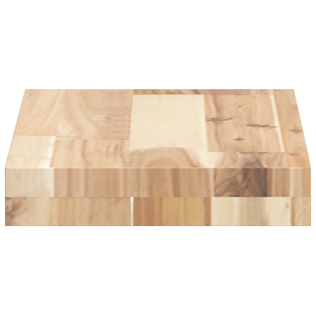 Dessus de table 40x20x4 cm rectangulaire bois massif d'acacia - XIOS