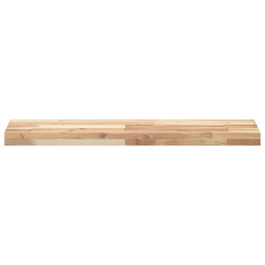 Dessus de table 80x20x4 cm rectangulaire bois massif d'acacia - XIOS