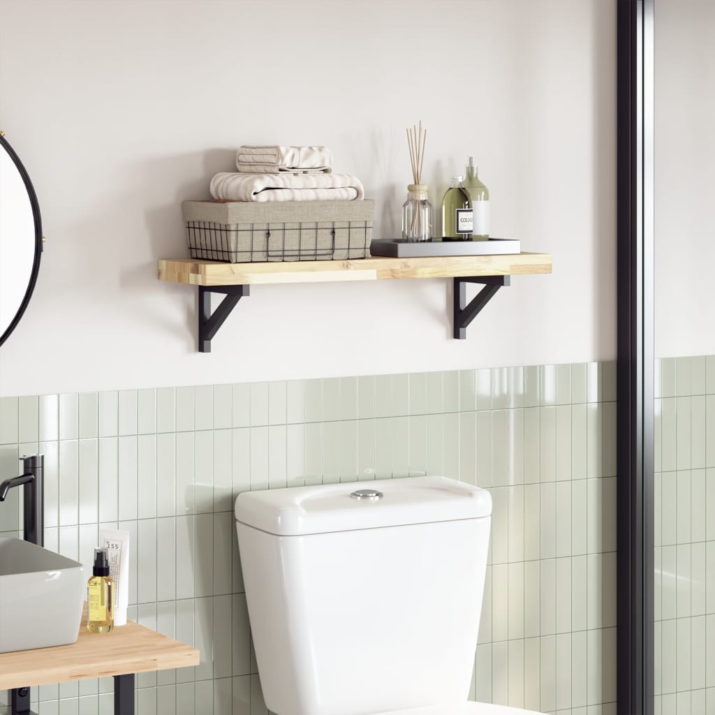 Dessus de table 80x20x4 cm rectangulaire bois massif d'acacia - XIOS