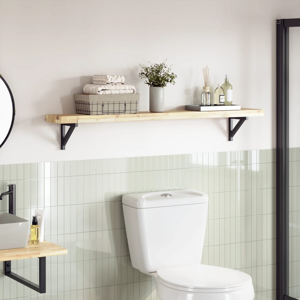 Dessus de table 120x20x4 cm rectangulaire bois massif d'acacia - XIOS