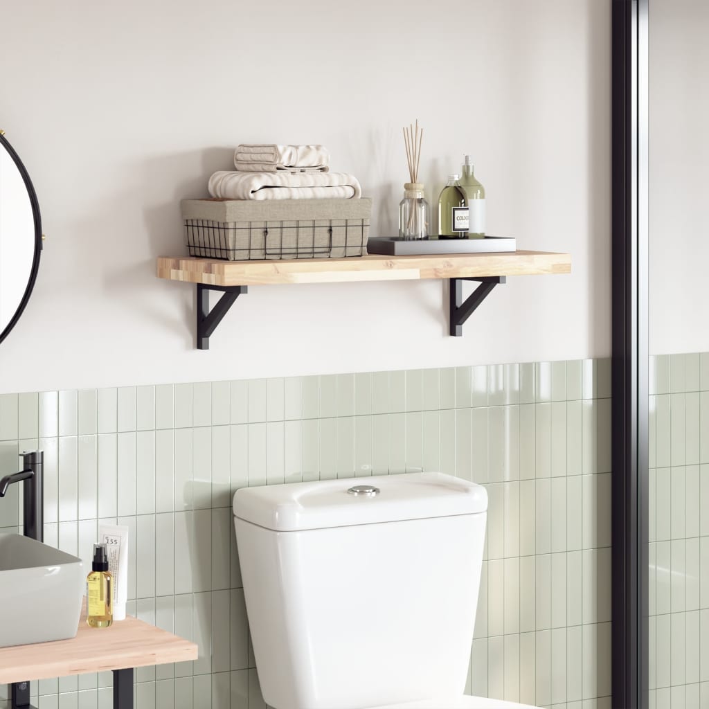 Dessus de table 100x30x4 cm rectangulaire bois massif d'acacia - XIOS