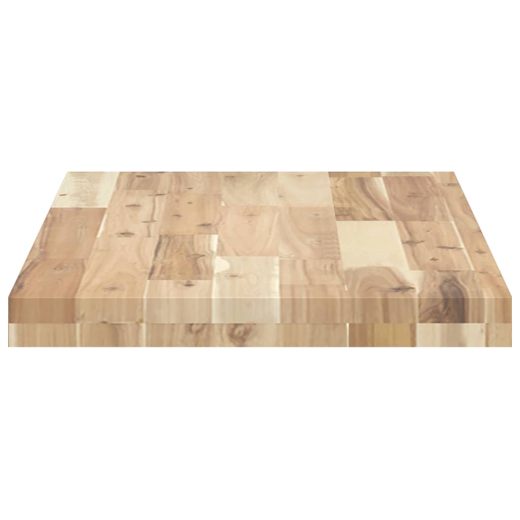 Dessus de table 100x40x4 cm rectangulaire bois massif d'acacia - XIOS