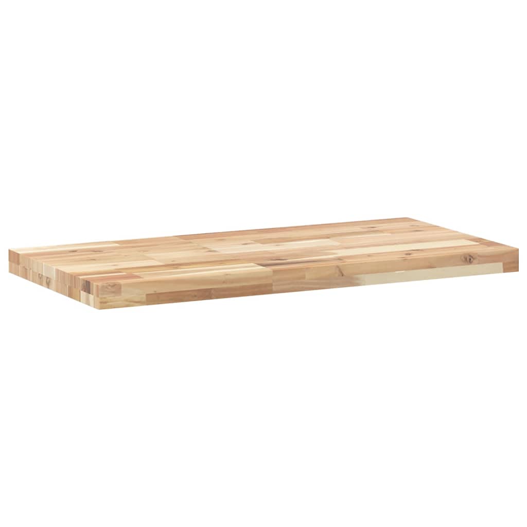 Dessus de table 100x40x4 cm rectangulaire bois massif d'acacia - XIOS