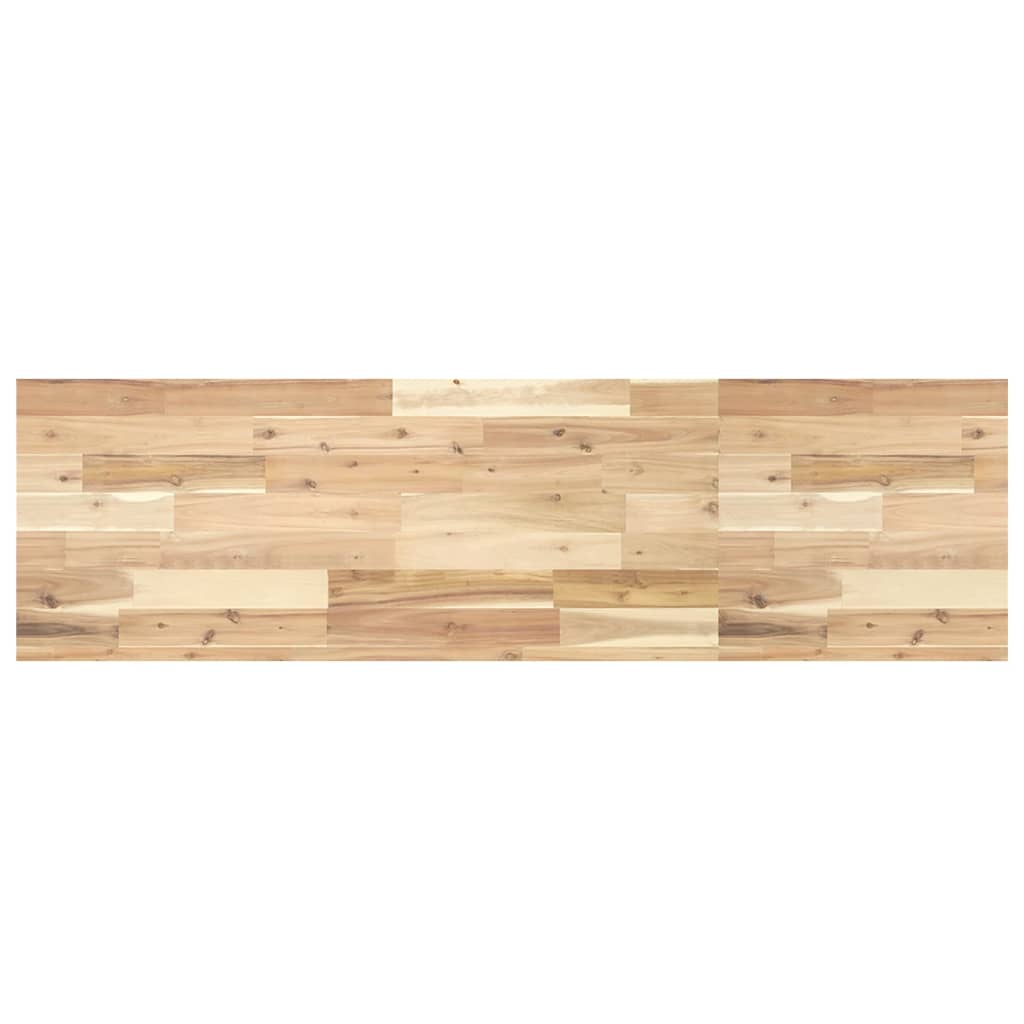 Dessus de table 120x40x4 cm rectangulaire bois massif d'acacia - XIOS